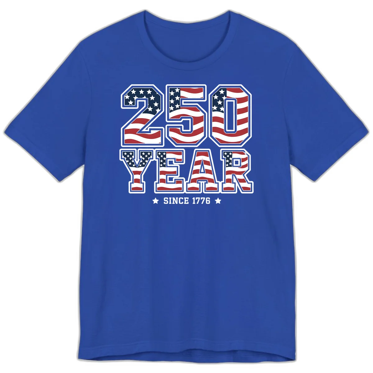 America's 250th Celebration Heritage Premium T-Shirt in True Royal
