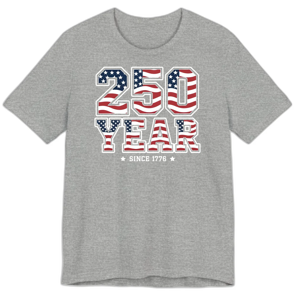 America's 250th Celebration Heritage Premium T-Shirt in Athletic Heather