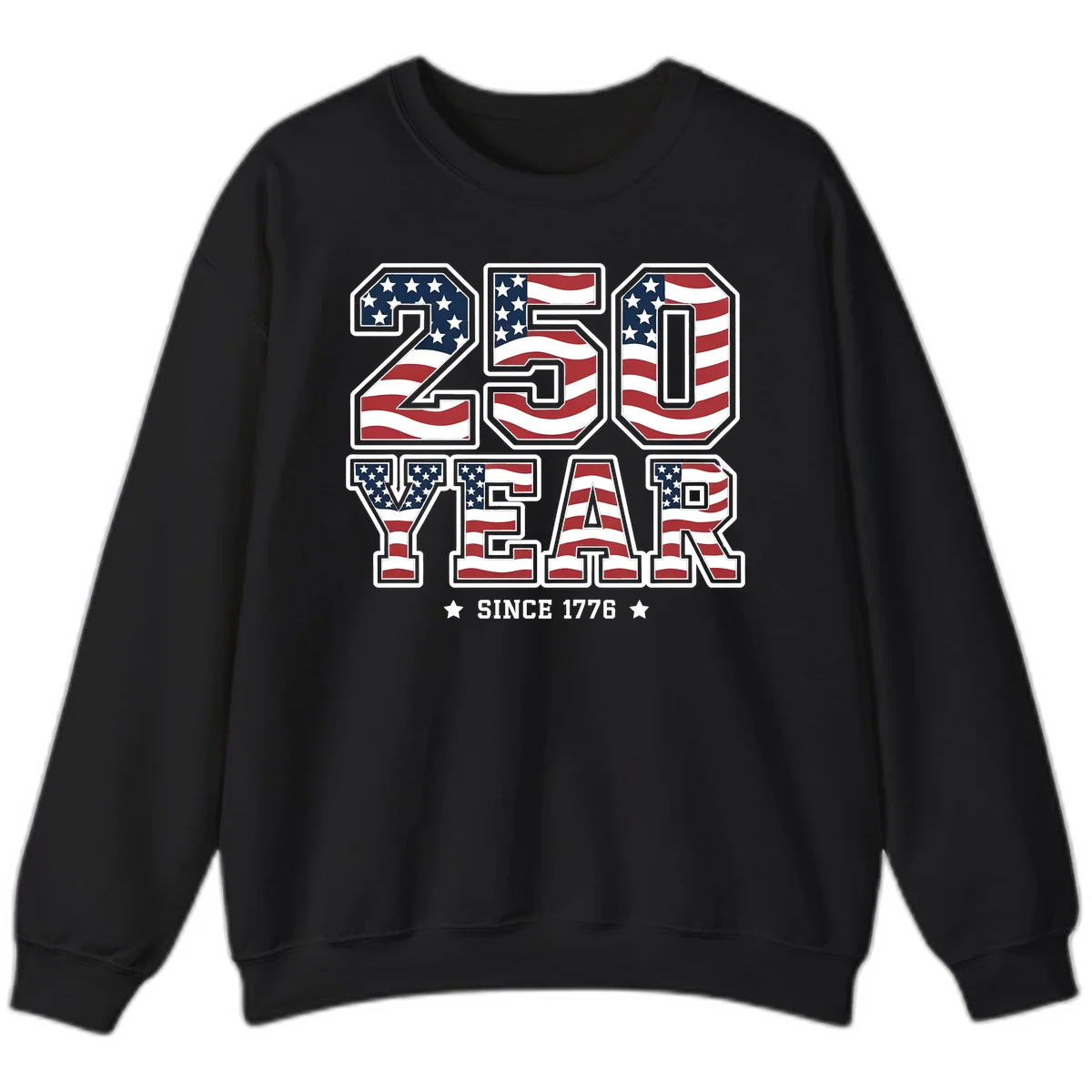America's 250th Celebration Heritage Sweatshirt in Black