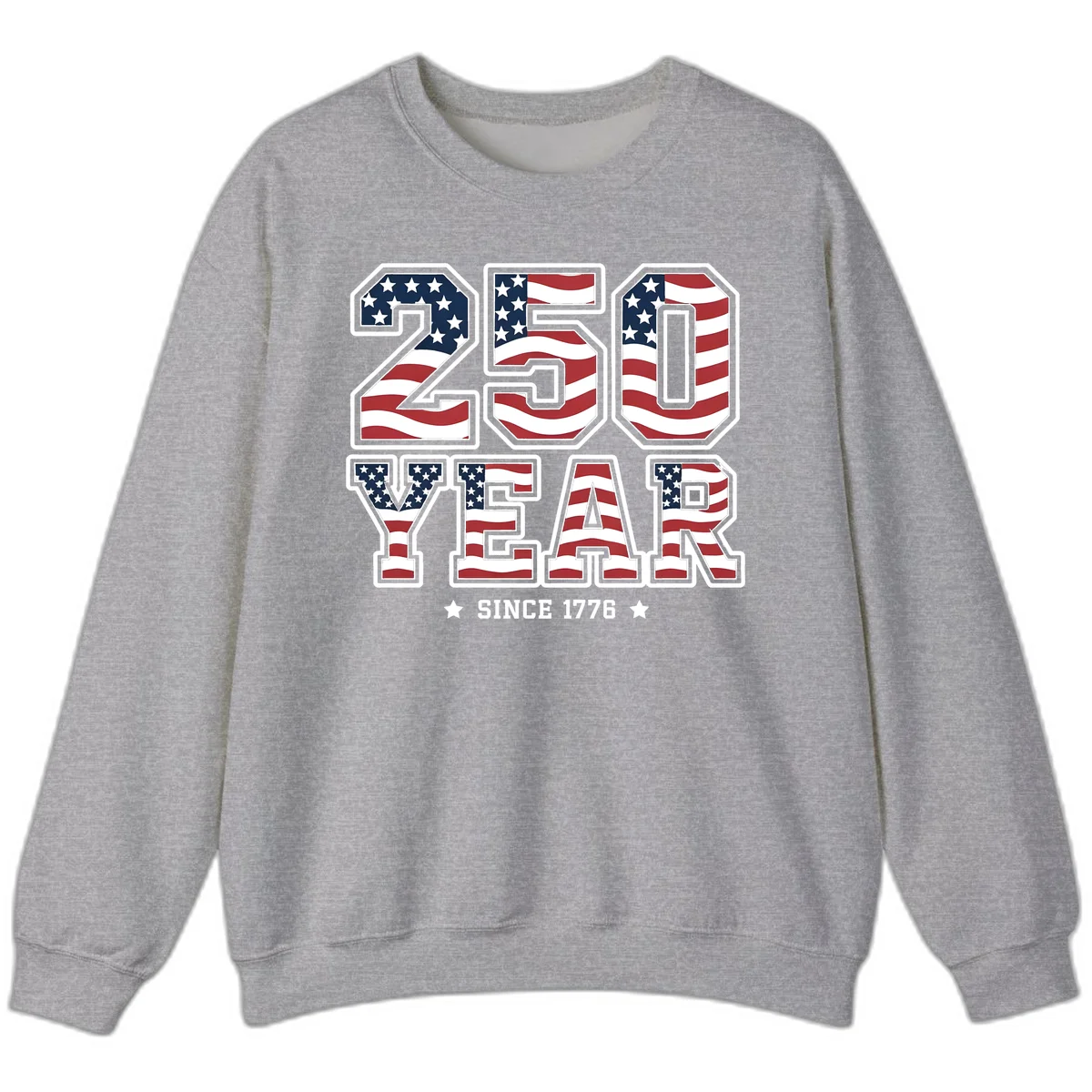 America's 250th Celebration Heritage Sweatshirt in Sport Grey