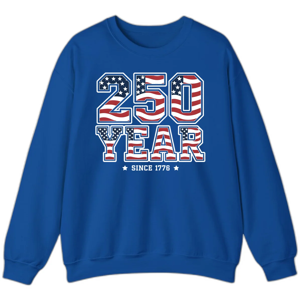 America's 250th Celebration Heritage Sweatshirt in Royal