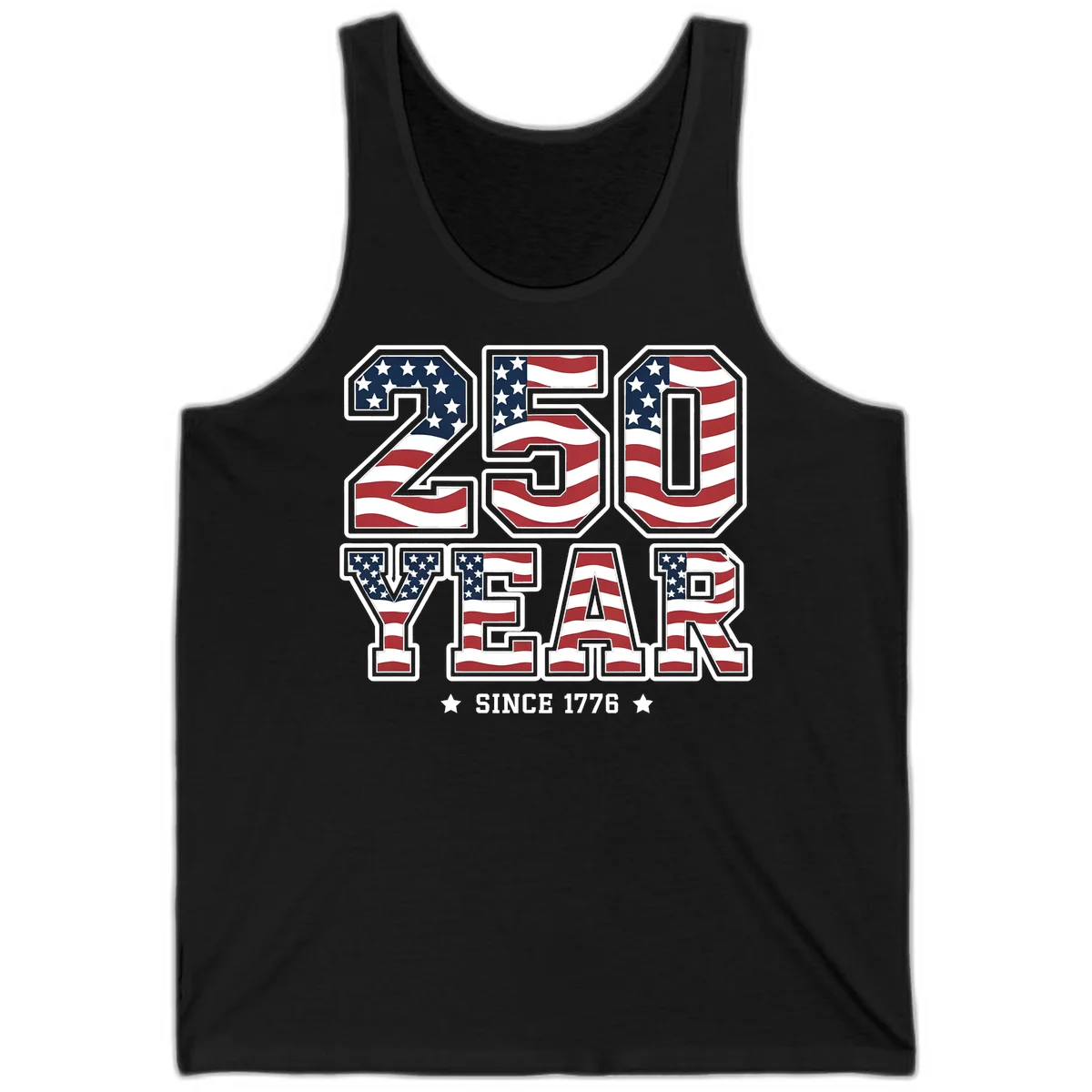 America's 250th Celebration Heritage Tank in Black