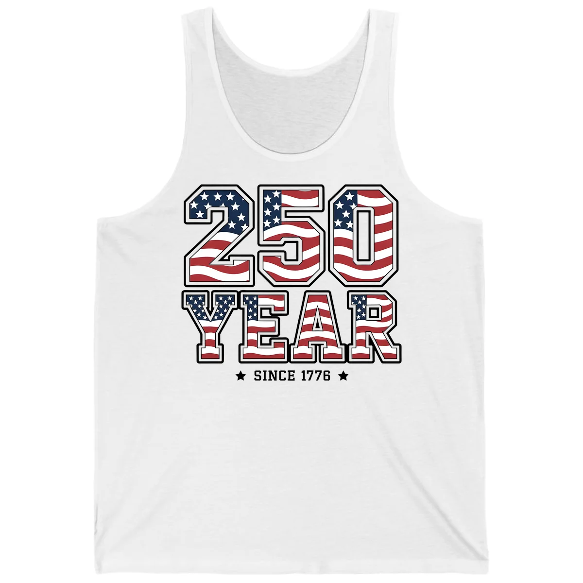 America's 250th Celebration Heritage Tank in White
