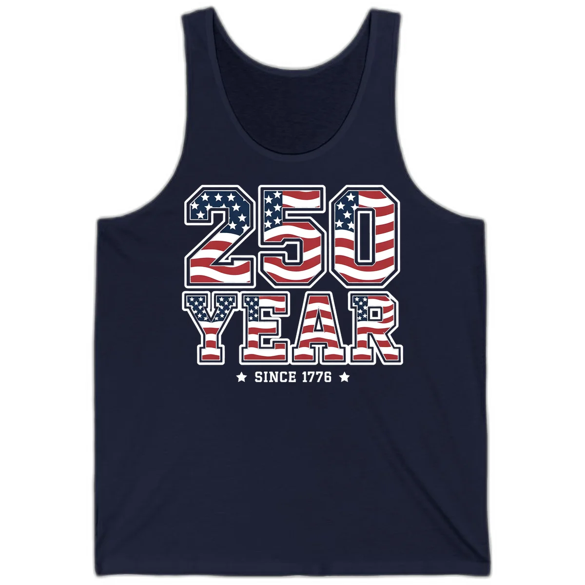 America's 250th Celebration Heritage Tank in Navy