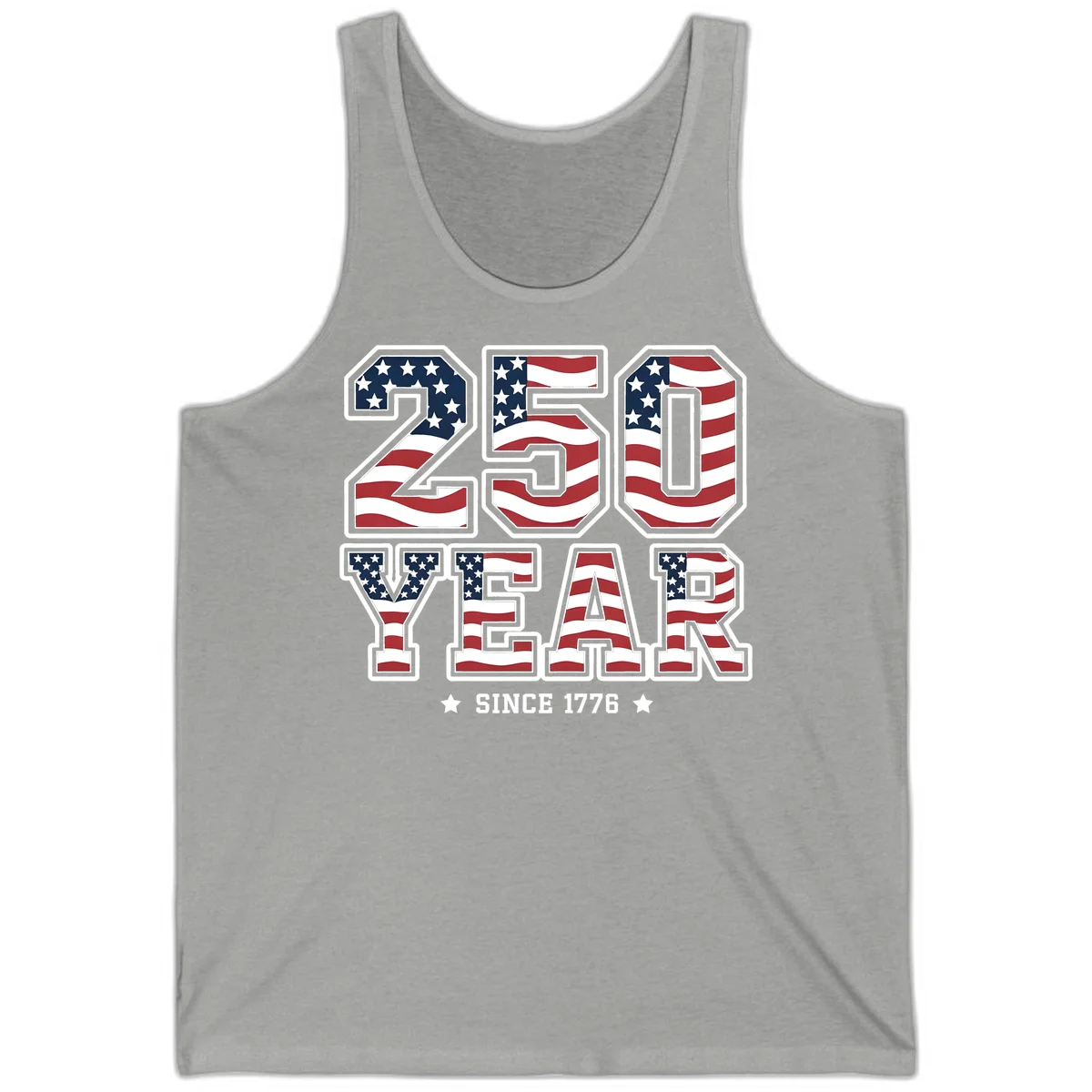 America's 250th Celebration Heritage Tank in Athletic Heather