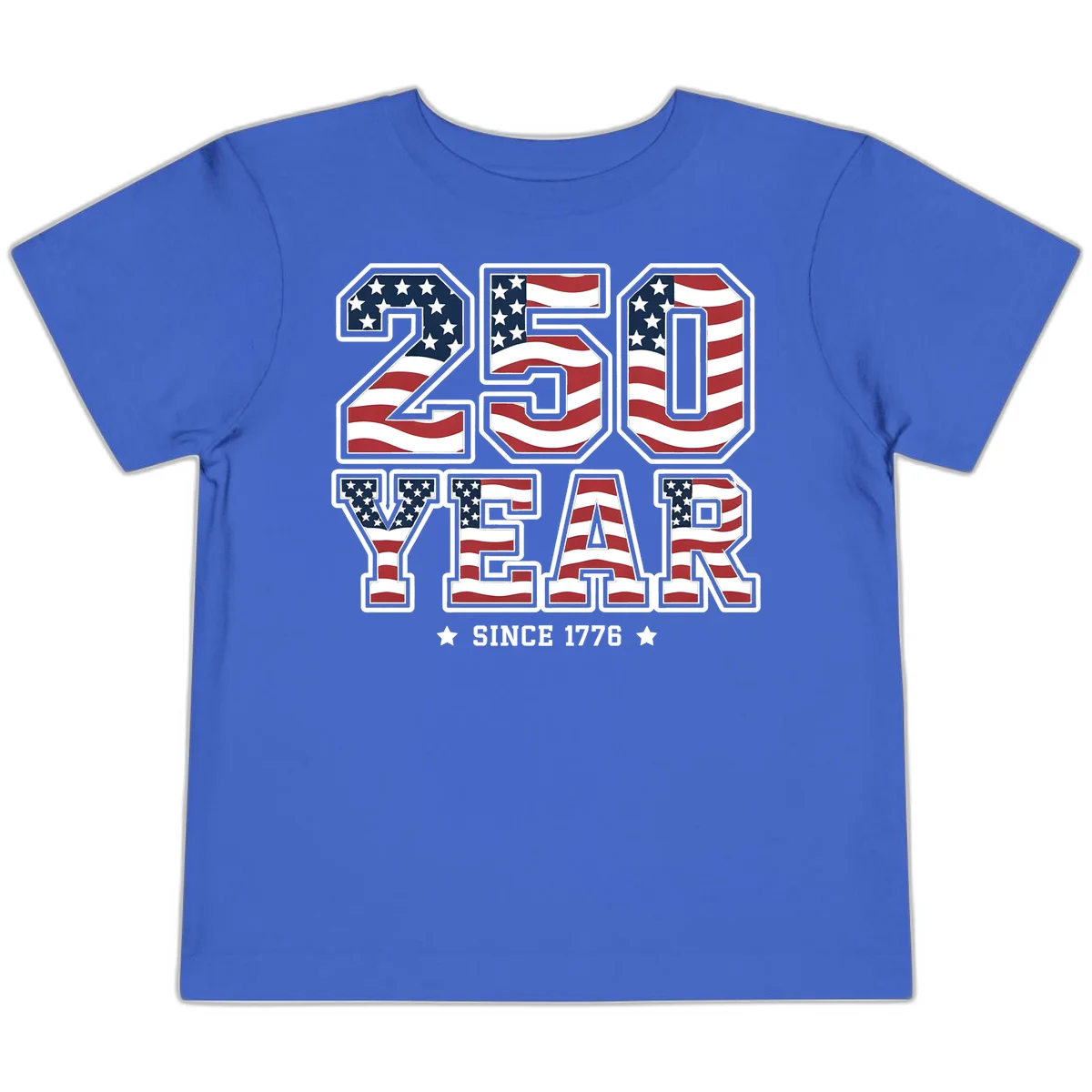 America's 250th Celebration Heritage Toddler T-Shirt in True Royal