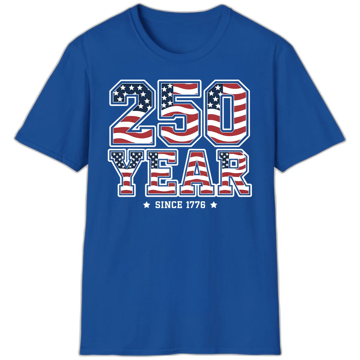 America's 250th Celebration Heritage T-Shirt in Royal