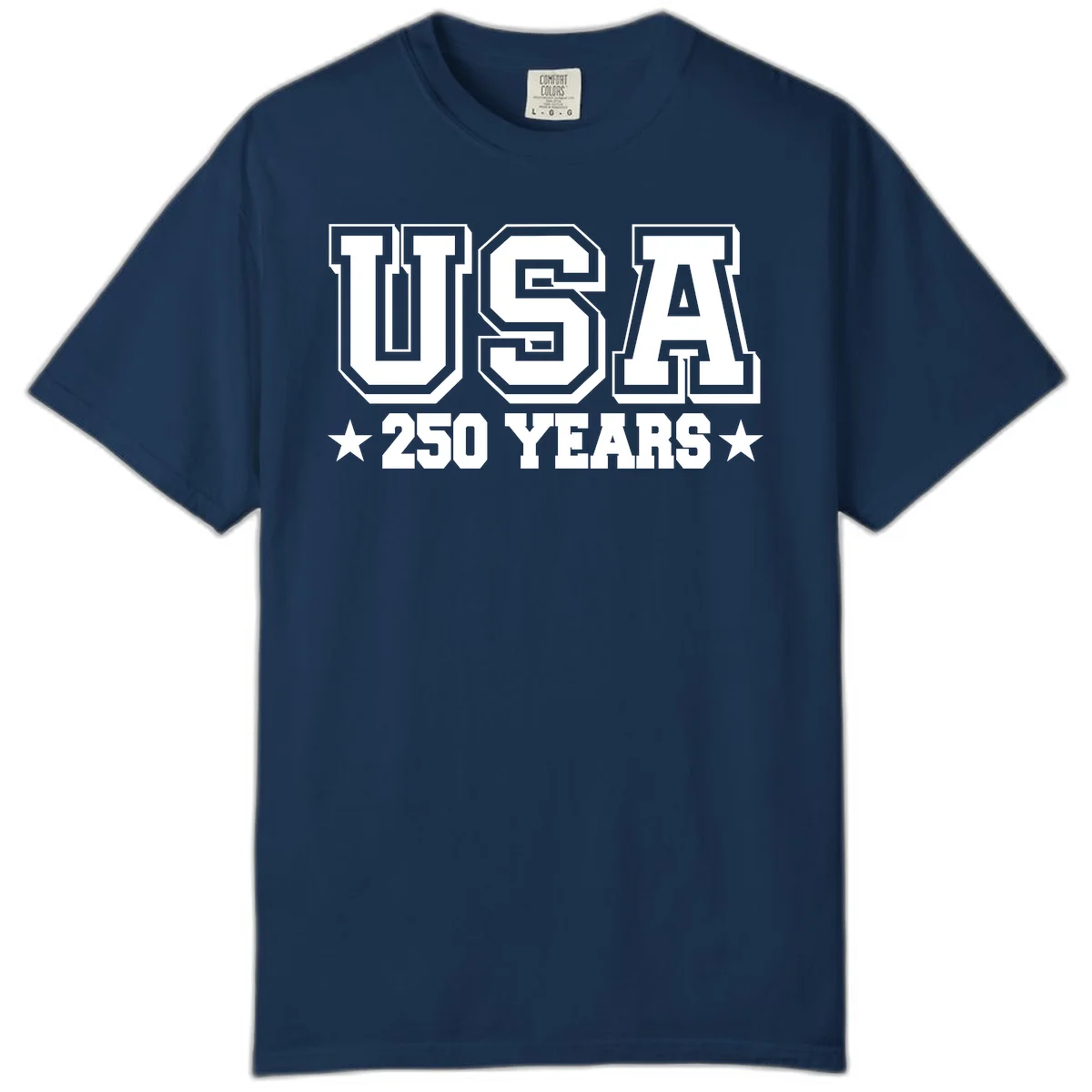 America's 250th Anniversary Commemorative Design Comfort Color in Navy