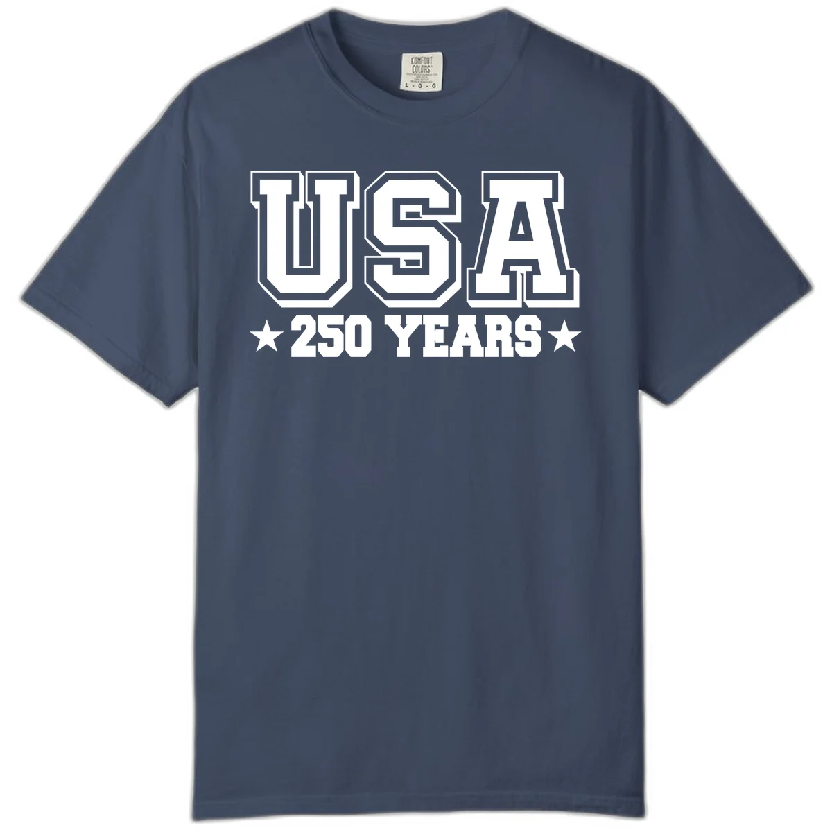 America's 250th Anniversary Commemorative Design Comfort Color in Midnight