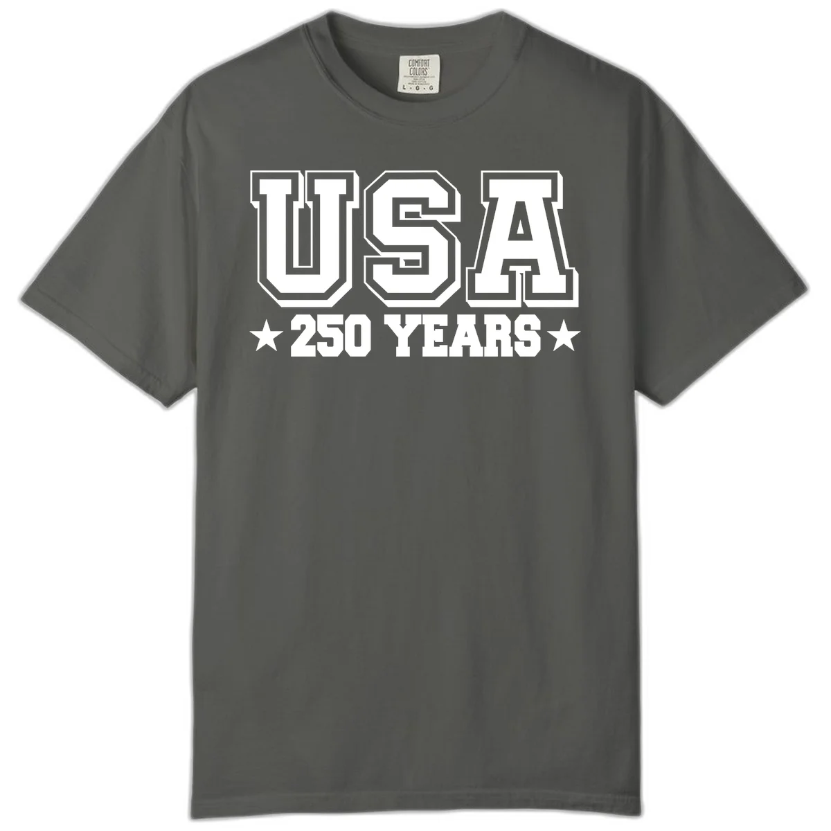 America's 250th Anniversary Commemorative Design Comfort Color in Pepper