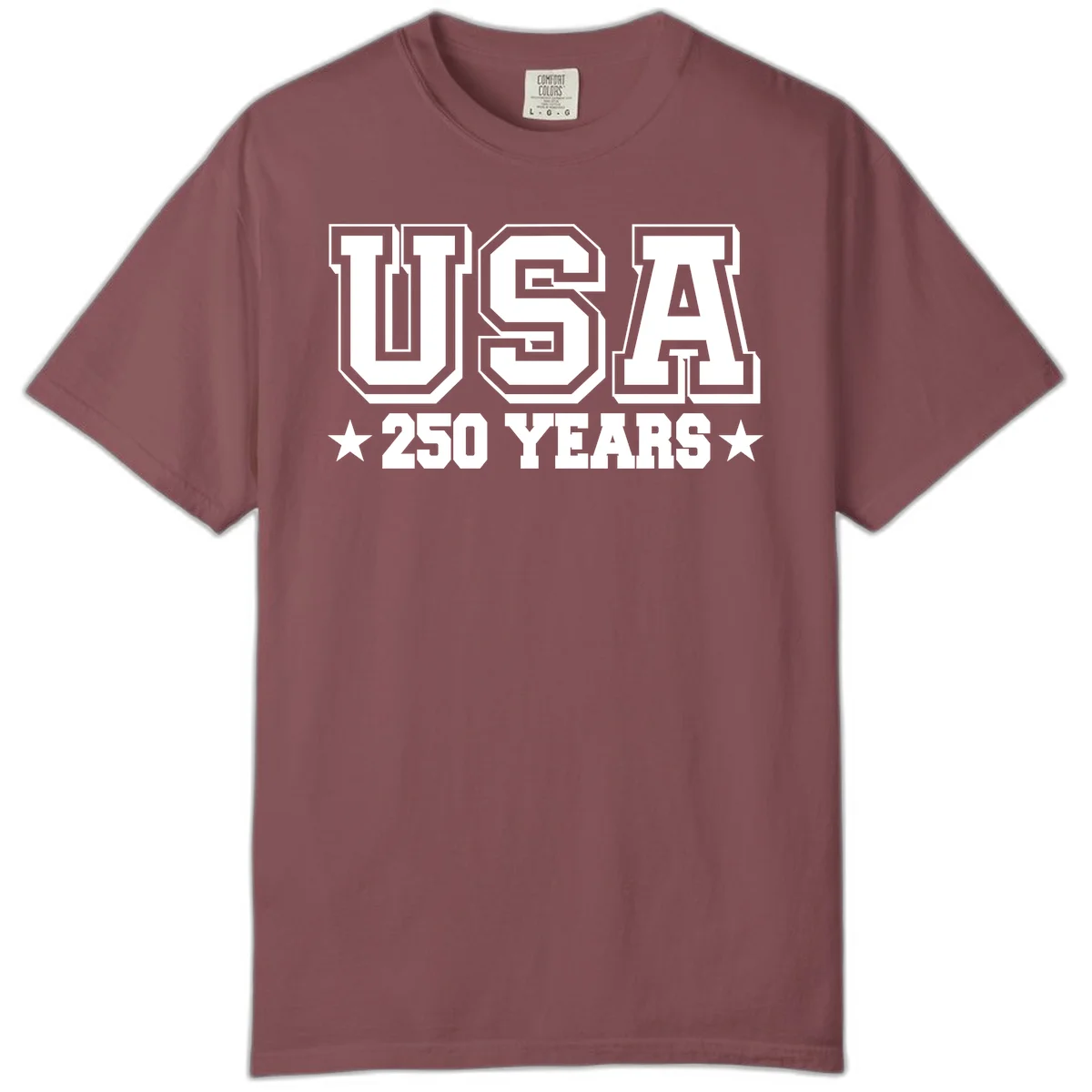America's 250th Anniversary Commemorative Design Comfort Color in Brick