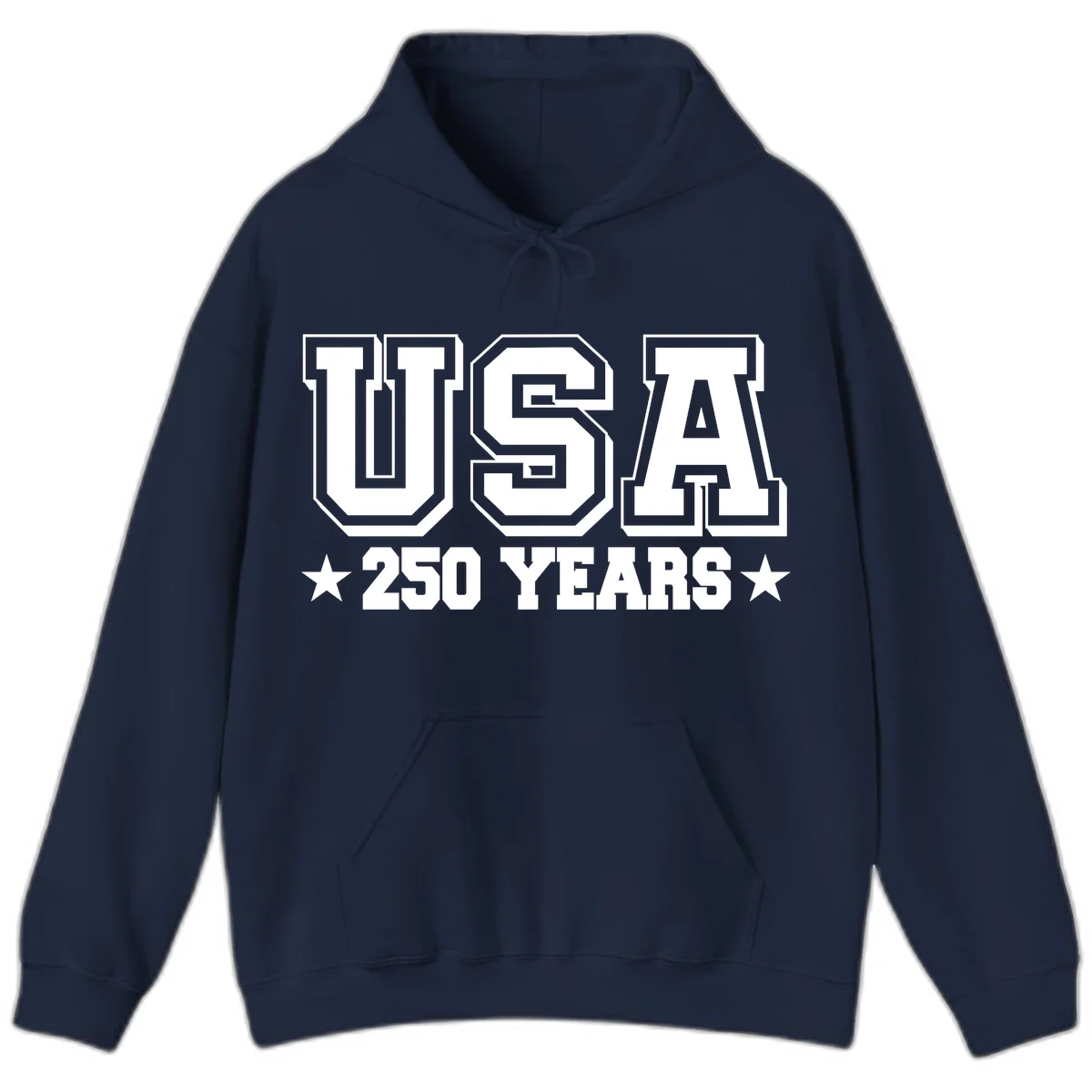 America's 250th Anniversary Commemorative Design Hoodie in Navy