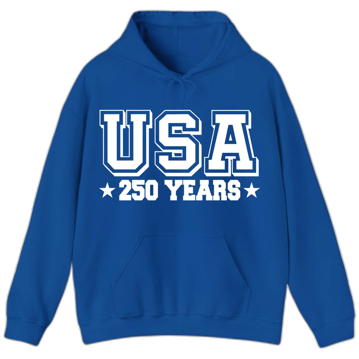 America's 250th Anniversary Commemorative Design Hoodie in Royal