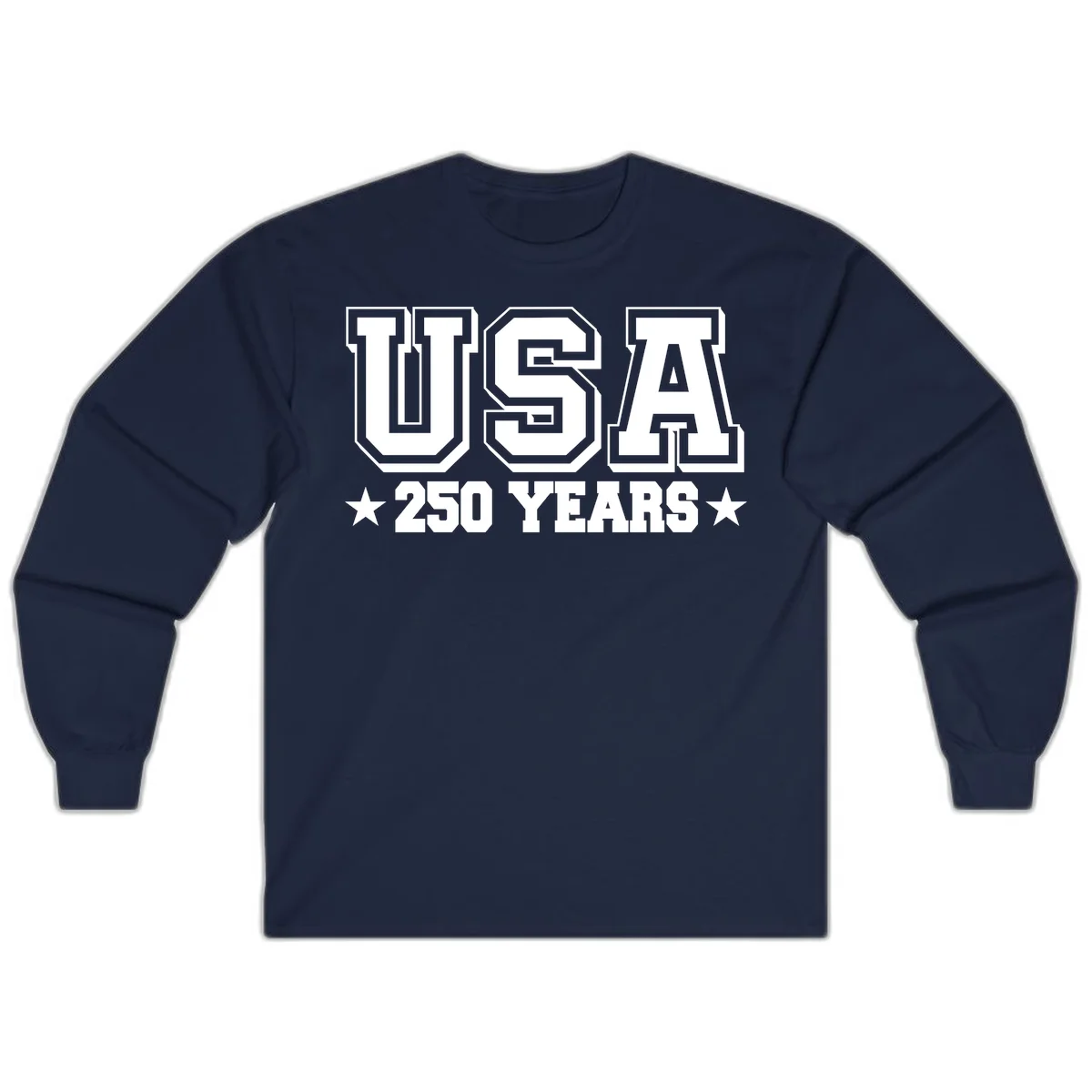 America's 250th Anniversary Commemorative Design Long Sleeve in Navy