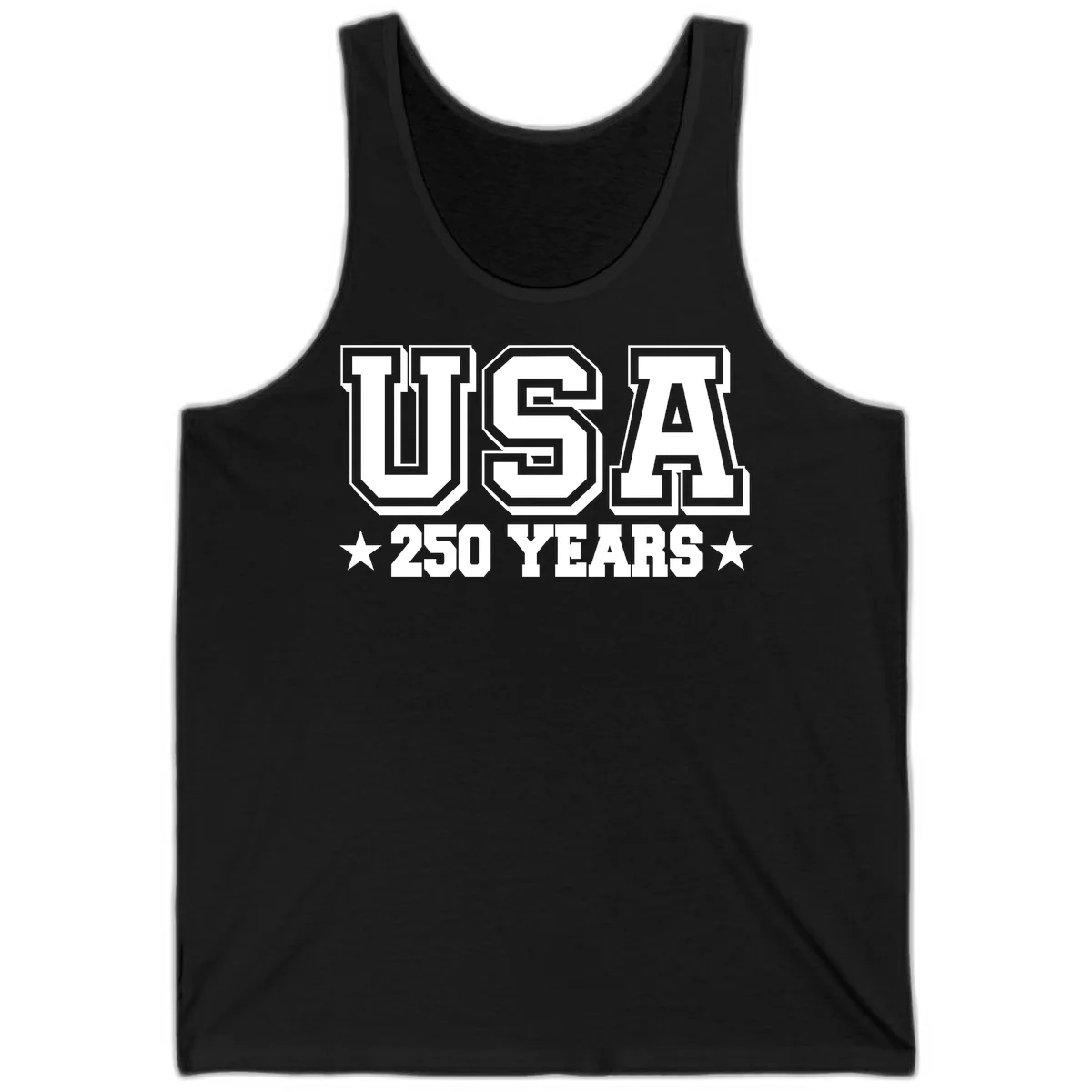 America's 250th Anniversary Commemorative Design Tank in Black