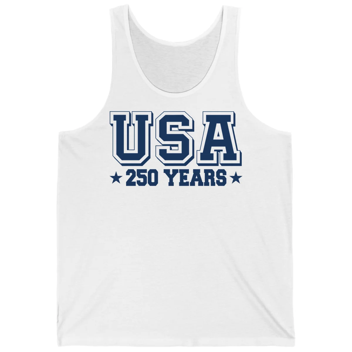 America's 250th Anniversary Commemorative Design Tank in White