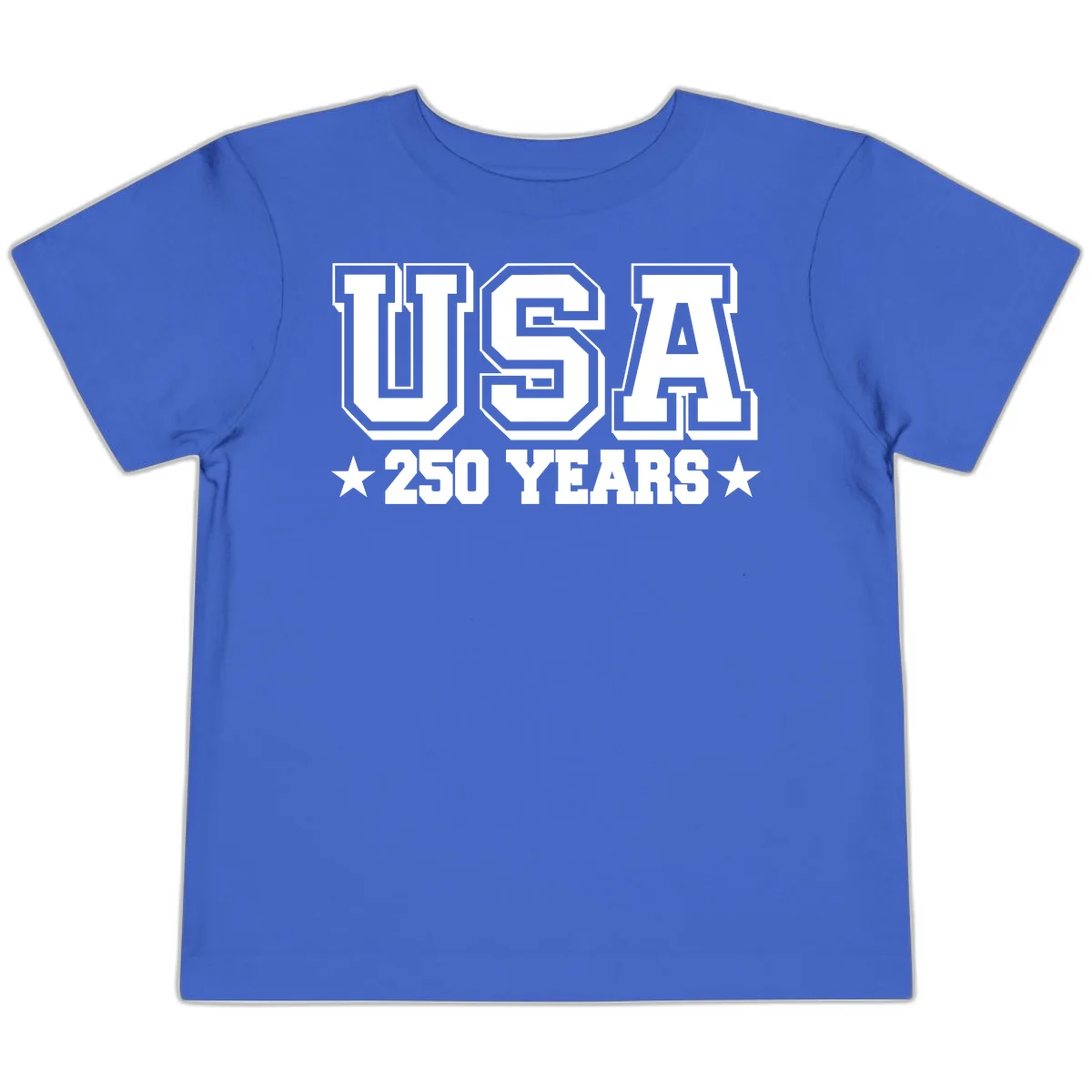 America's 250th Anniversary Commemorative Design Toddler T-Shirt in True Royal