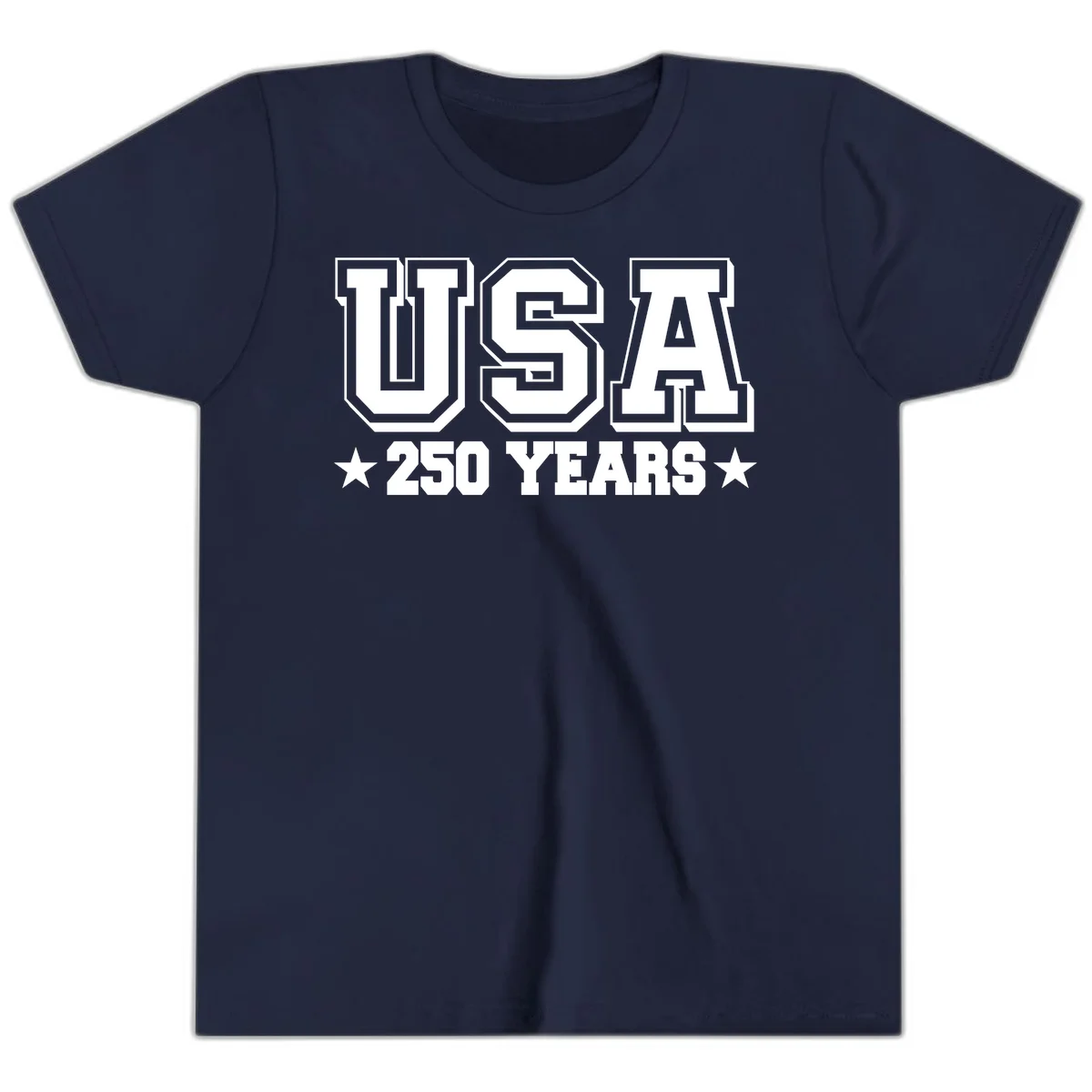 America's 250th Anniversary Commemorative Design Youth T-Shirt in Navy