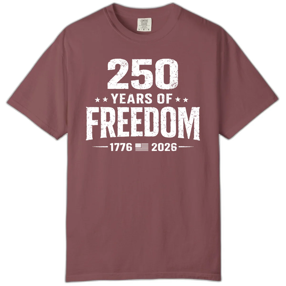 America's 250th Anniversary Freedom Celebration Comfort Color in Brick