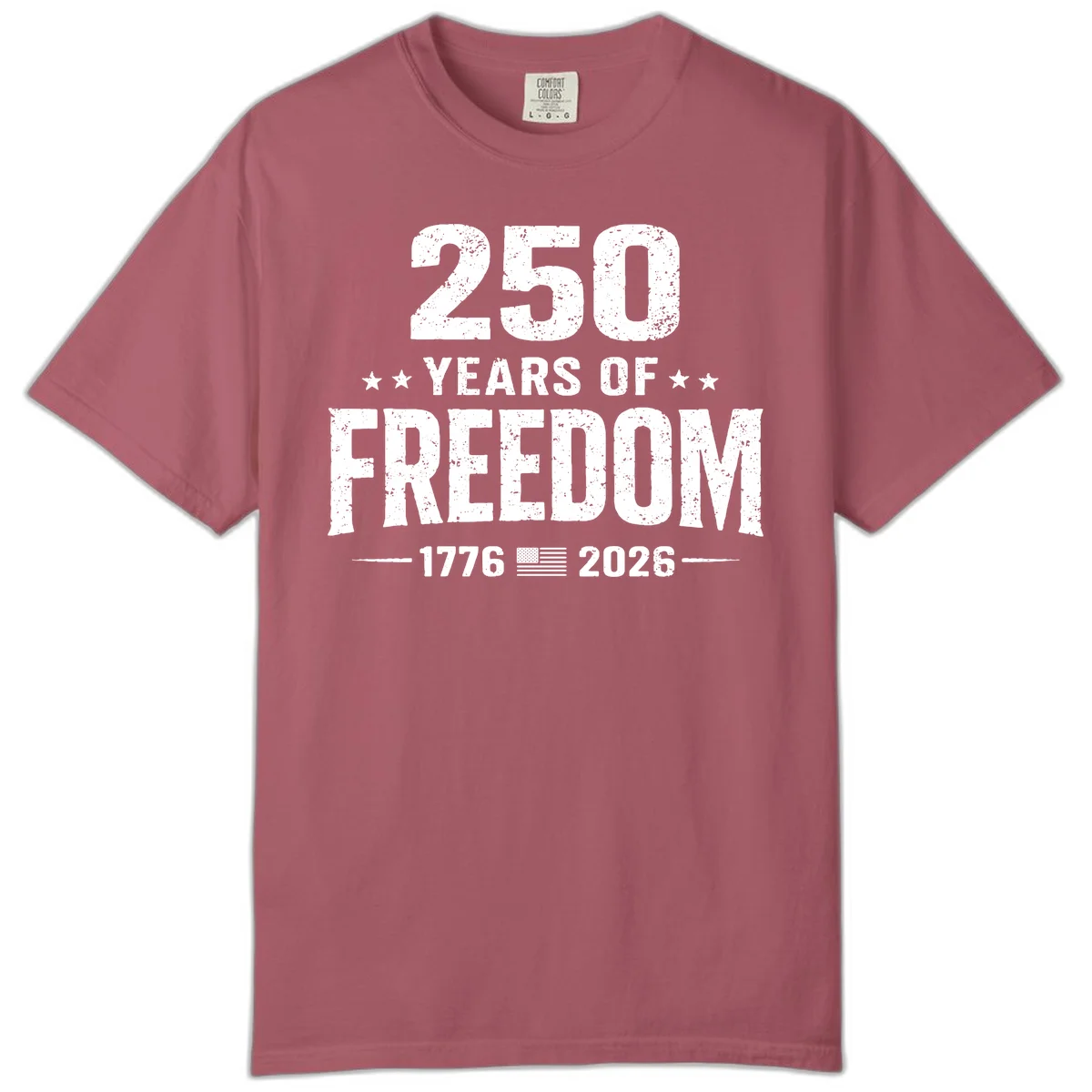 America's 250th Anniversary Freedom Celebration Comfort Color in Crimson
