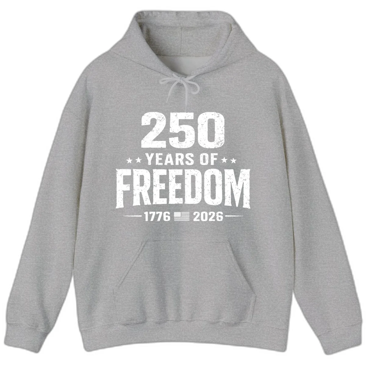 America's 250th Anniversary Freedom Celebration Hoodie in Sport Grey
