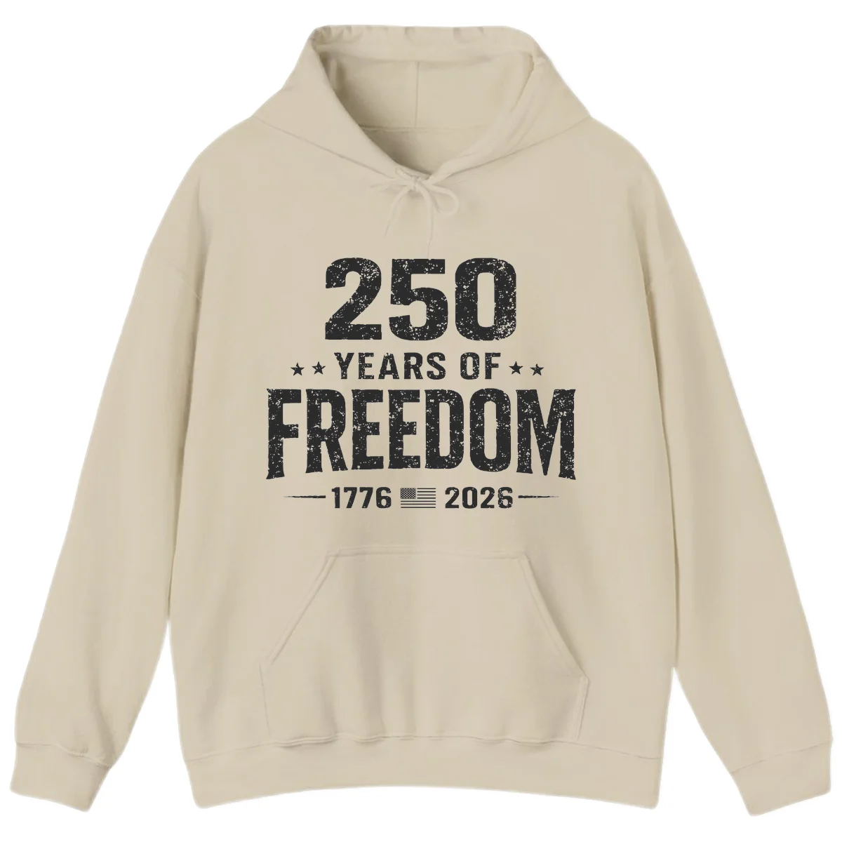 America's 250th Anniversary Freedom Celebration Hoodie in Sand