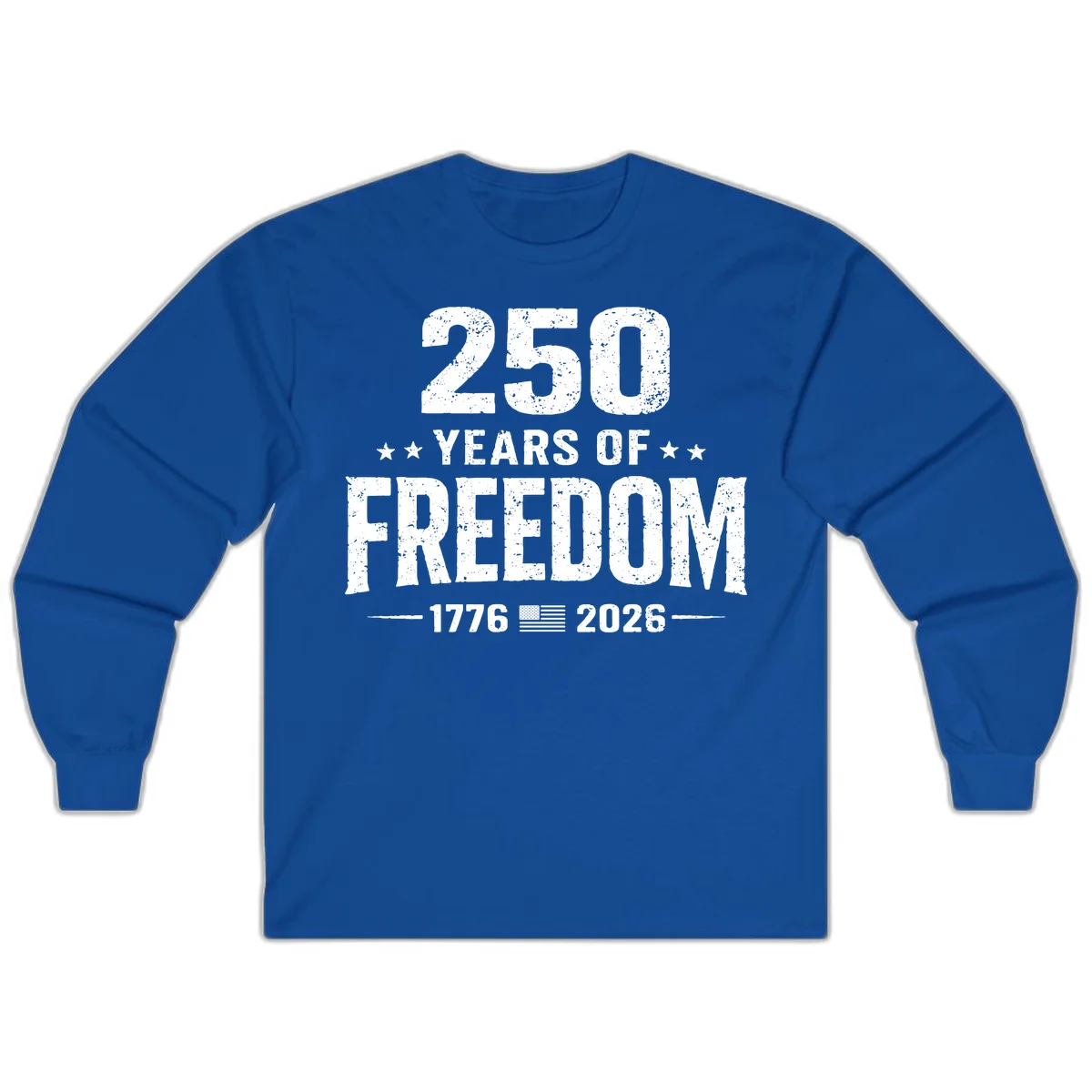 America's 250th Anniversary Freedom Celebration Long Sleeve in Royal