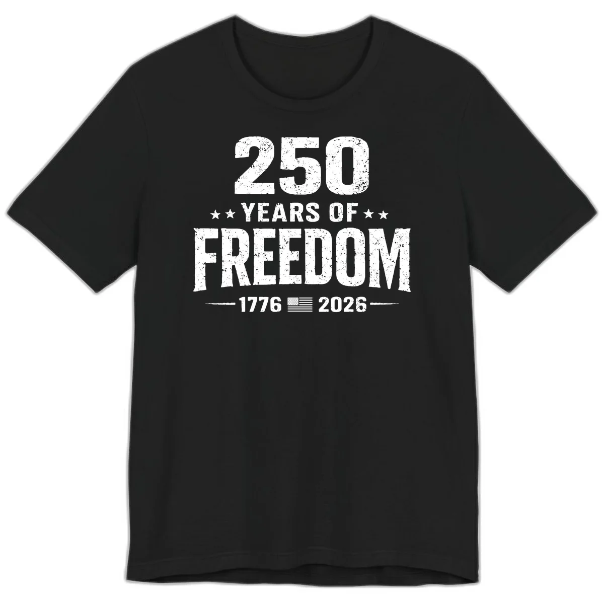 America's 250th Anniversary Freedom Celebration Premium T-Shirt in Black