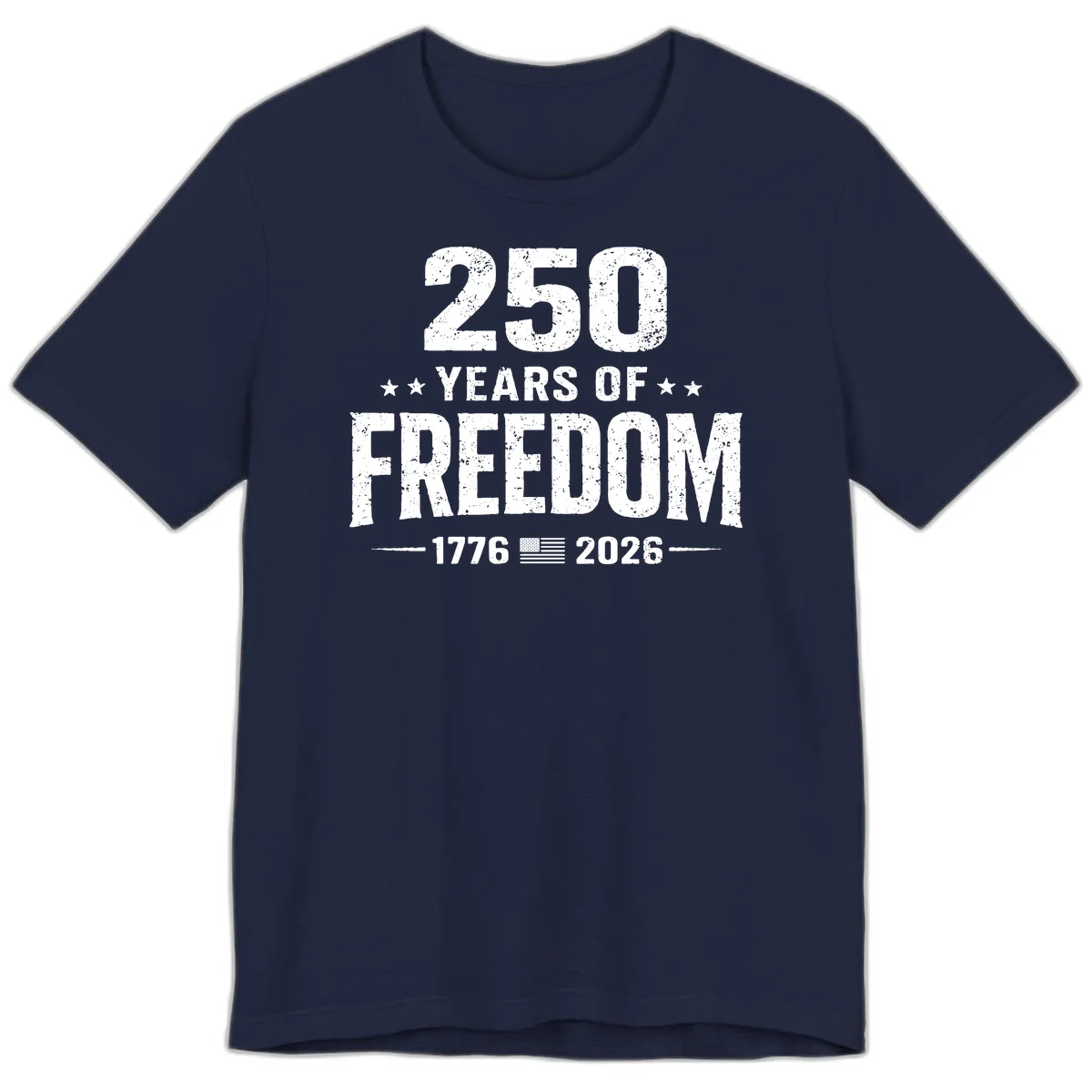 America's 250th Anniversary Freedom Celebration Premium T-Shirt in Navy