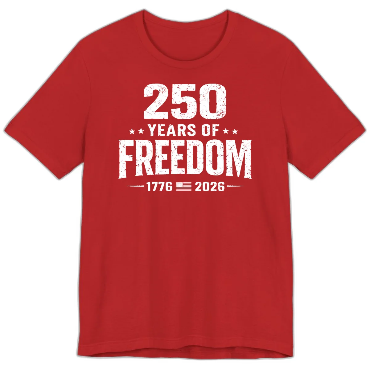 America's 250th Anniversary Freedom Celebration Premium T-Shirt in Red