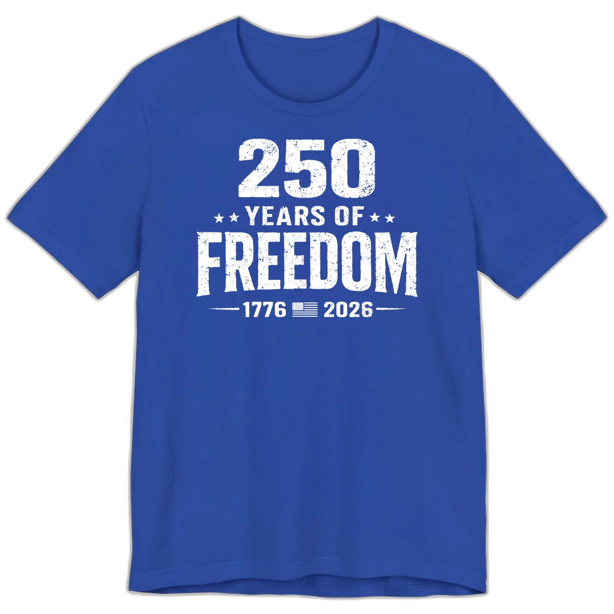 America's 250th Anniversary Freedom Celebration Premium T-Shirt in True Royal