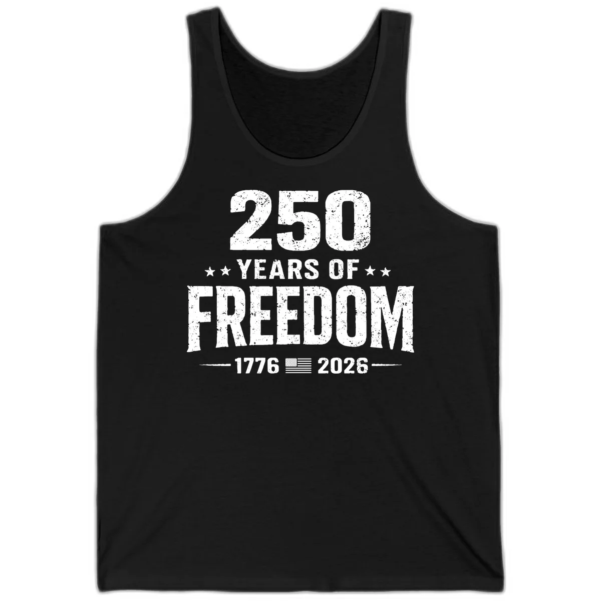 America's 250th Anniversary Freedom Celebration Tank in Black