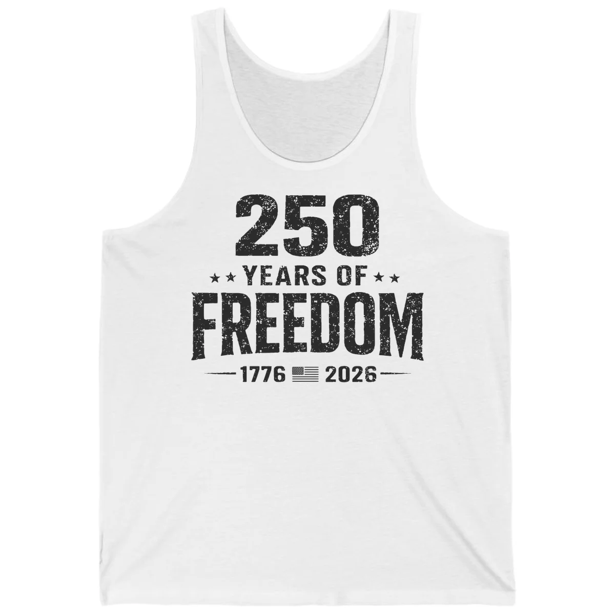 America's 250th Anniversary Freedom Celebration Tank in White