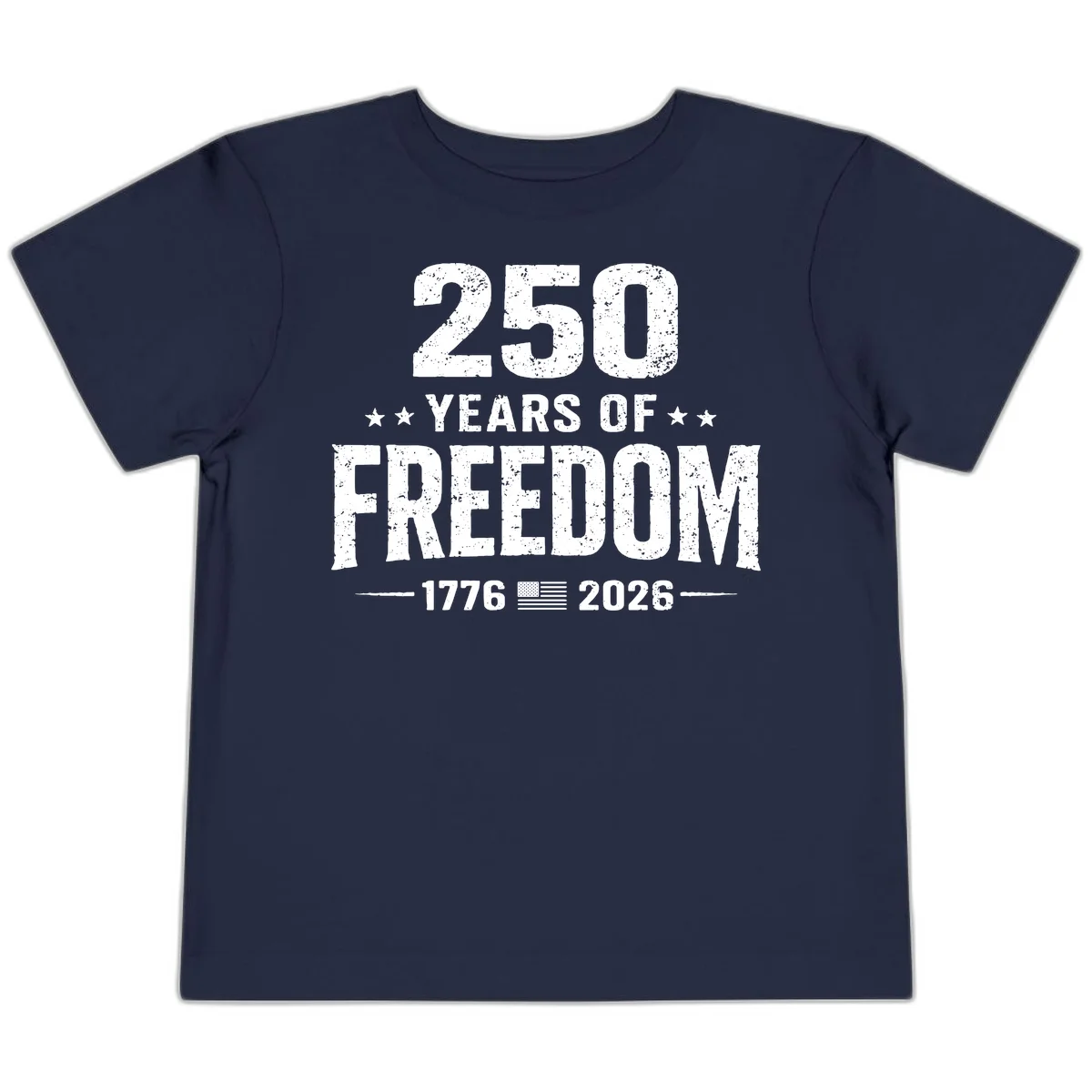 America's 250th Anniversary Freedom Celebration Toddler T-Shirt in Navy
