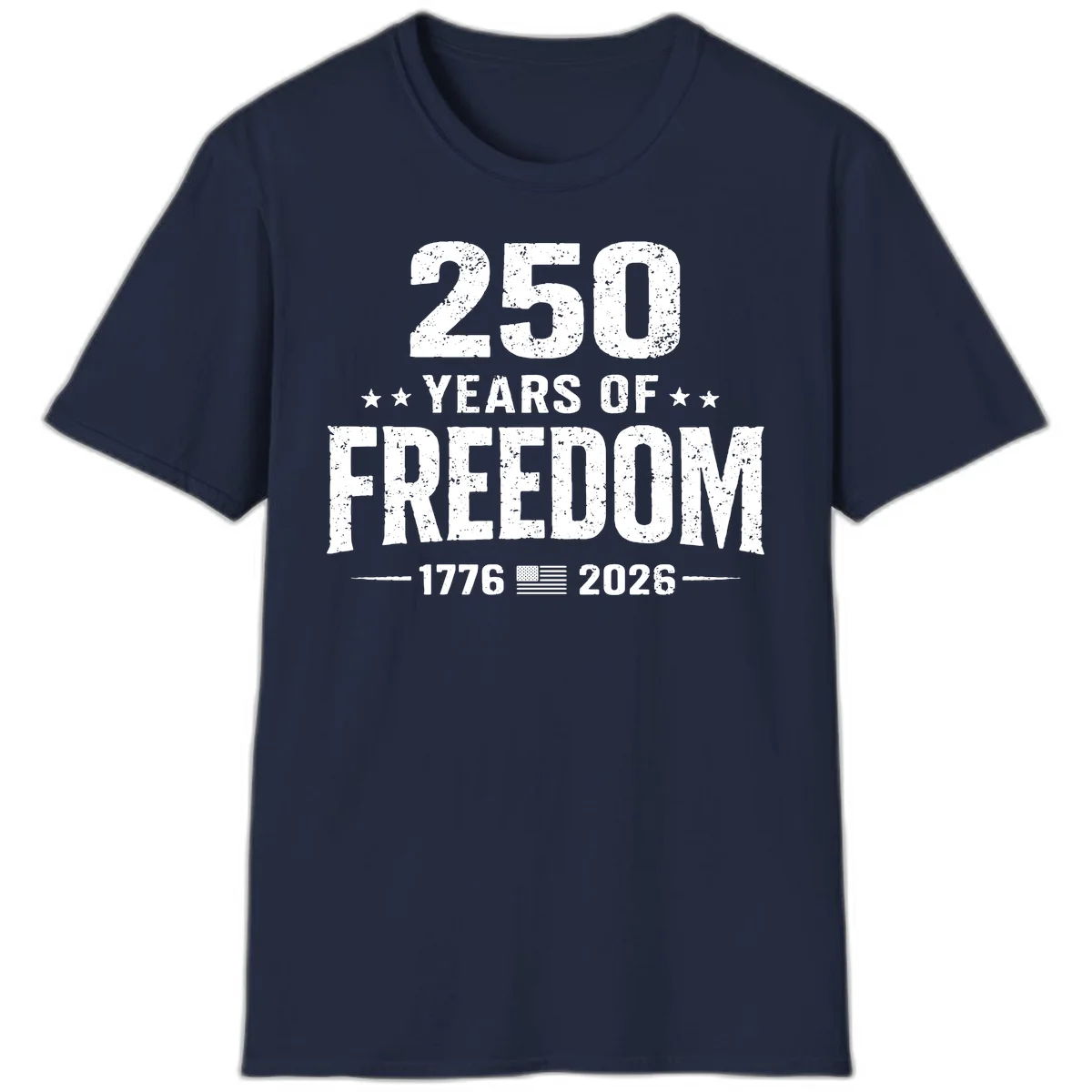 America's 250th Anniversary Freedom Celebration T-Shirt in Navy