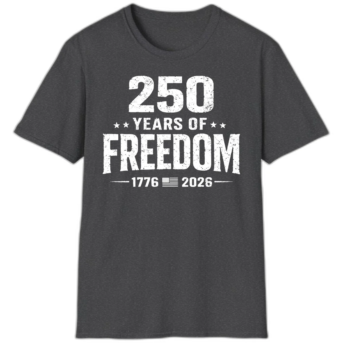America's 250th Anniversary Freedom Celebration T-Shirt in Dark Heather