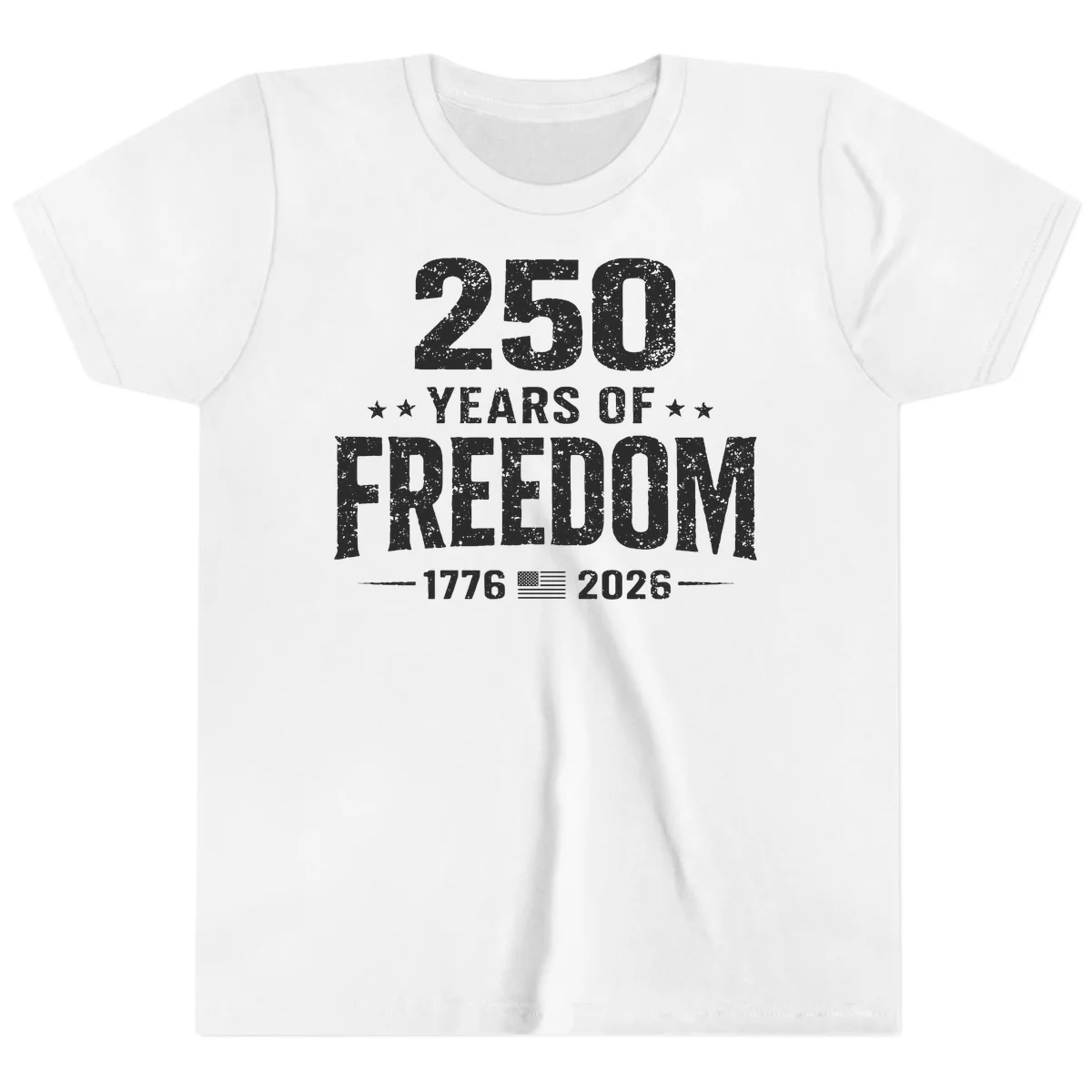 America's 250th Anniversary Freedom Celebration Youth T-Shirt in White
