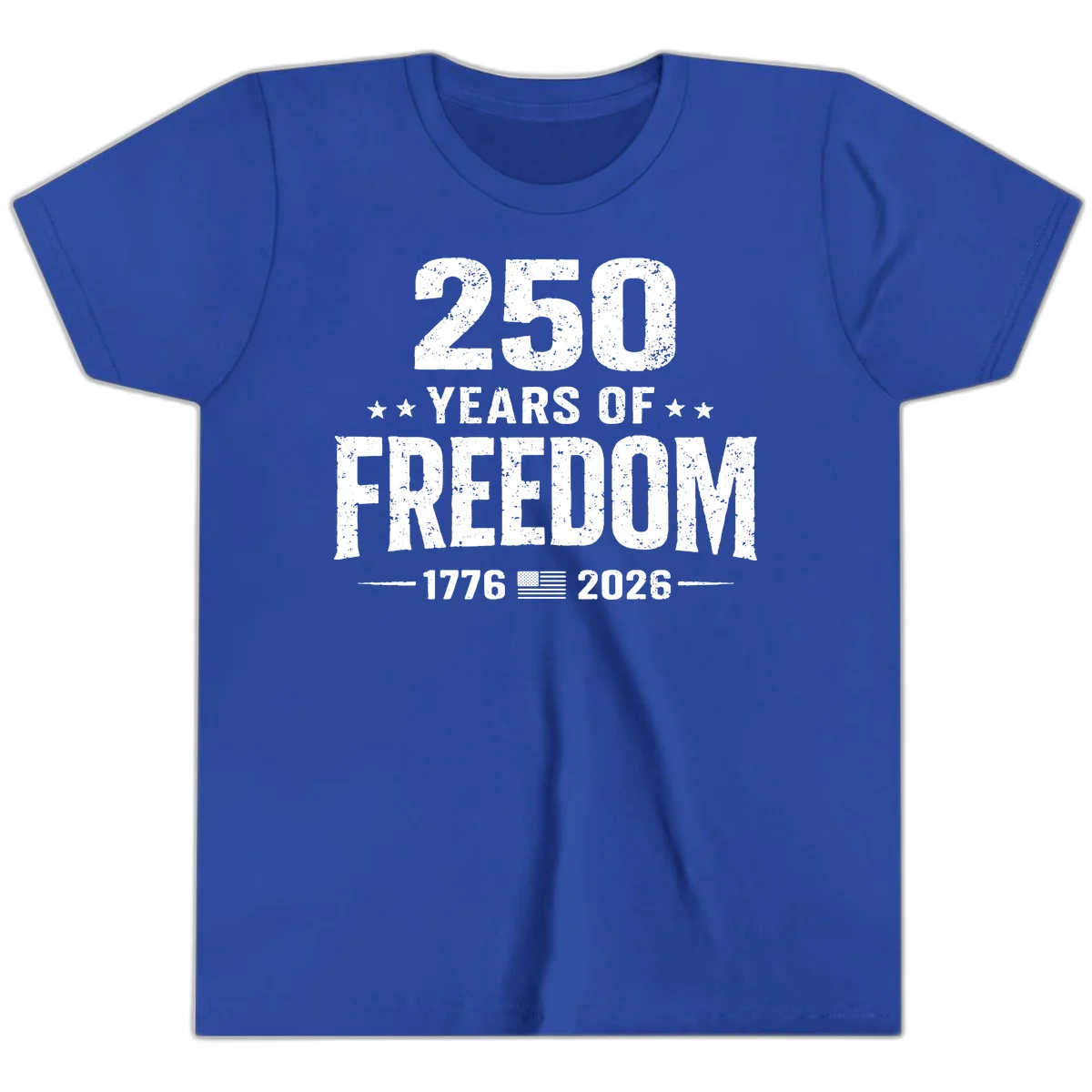 America's 250th Anniversary Freedom Celebration Youth T-Shirt in True Royal