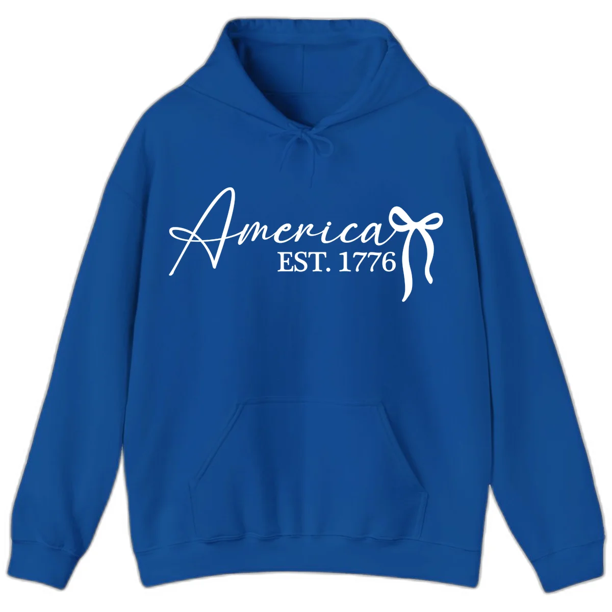 America Established 1776 Hoodie in Royal