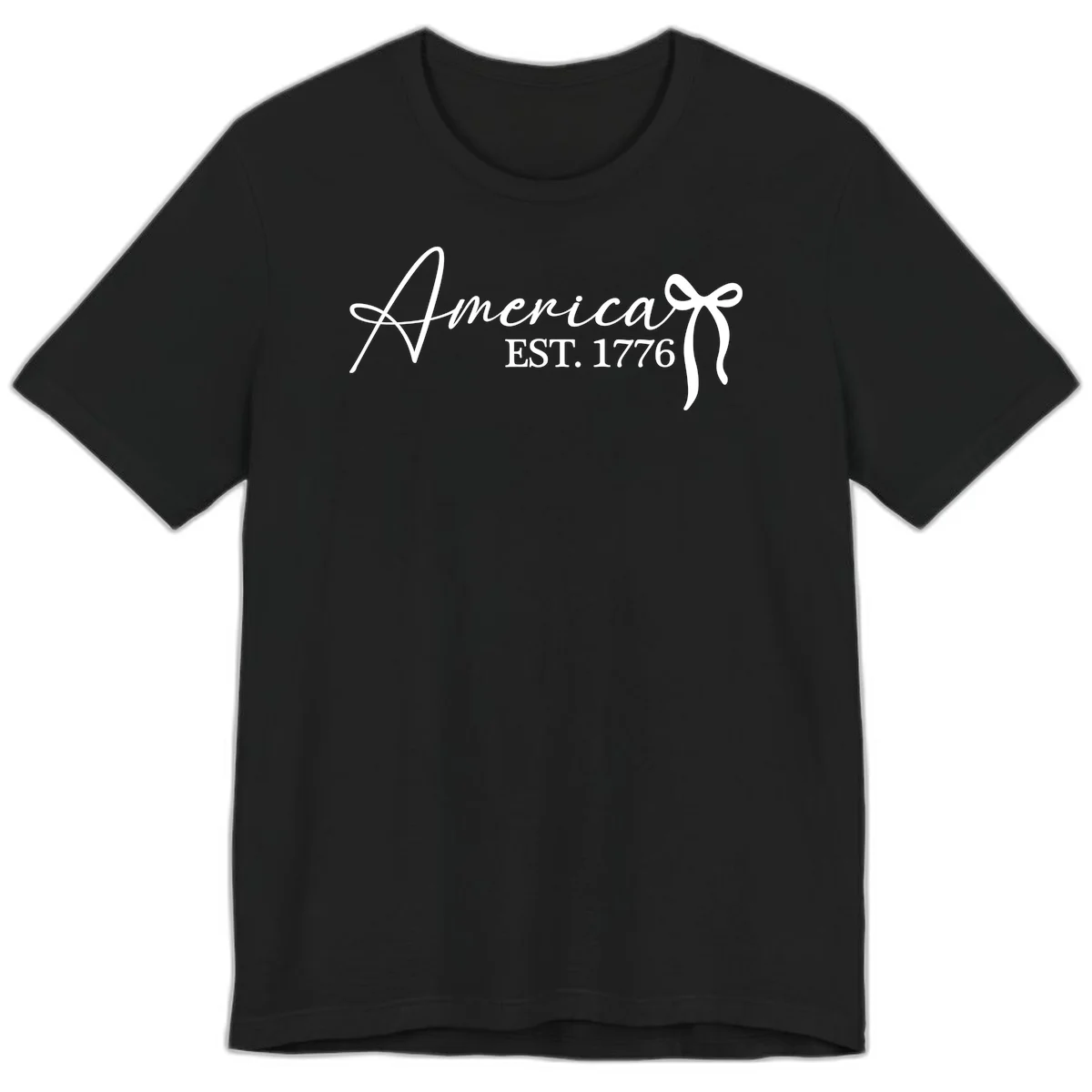 America Established 1776 Premium T-Shirt in Black