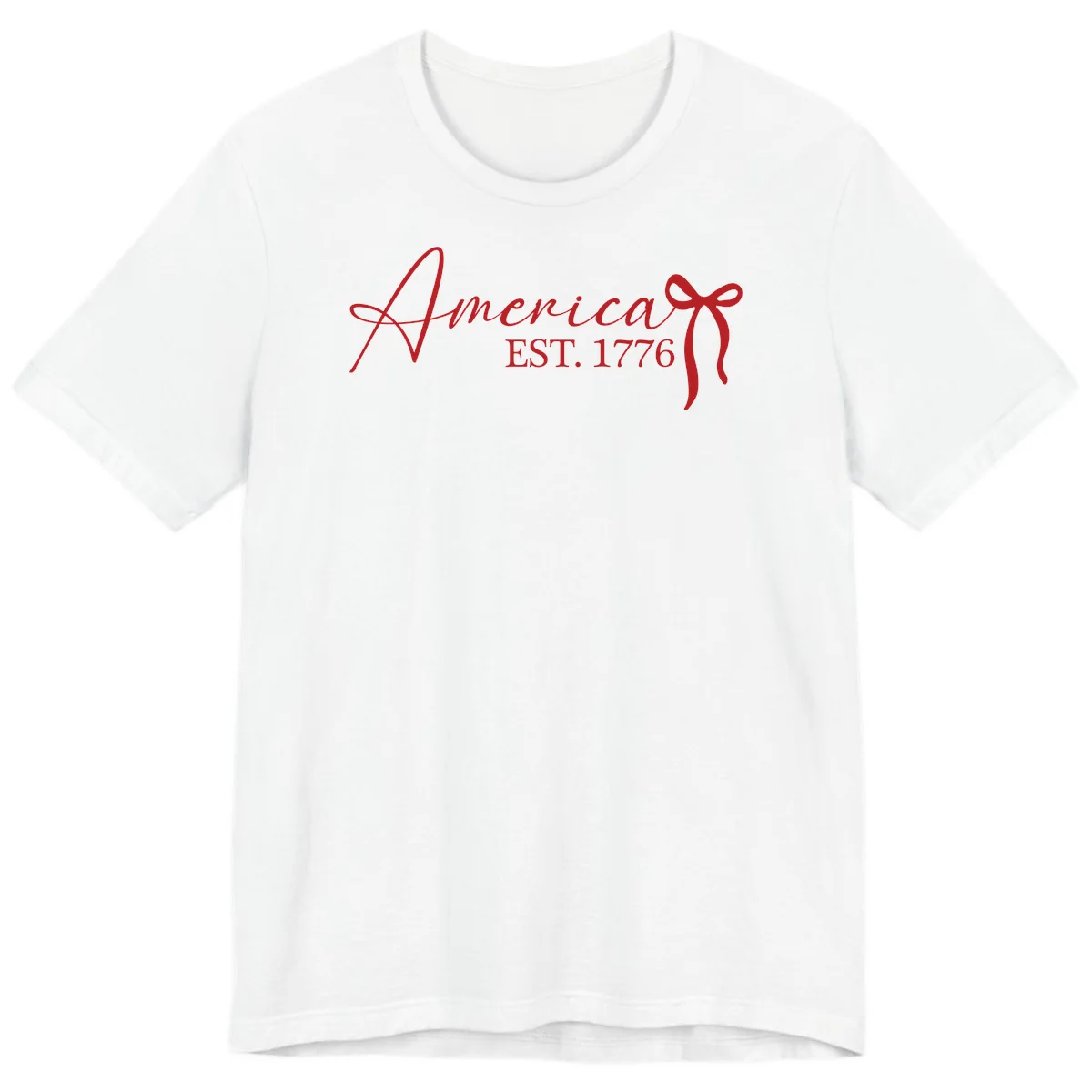 America Established 1776 Premium T-Shirt in White