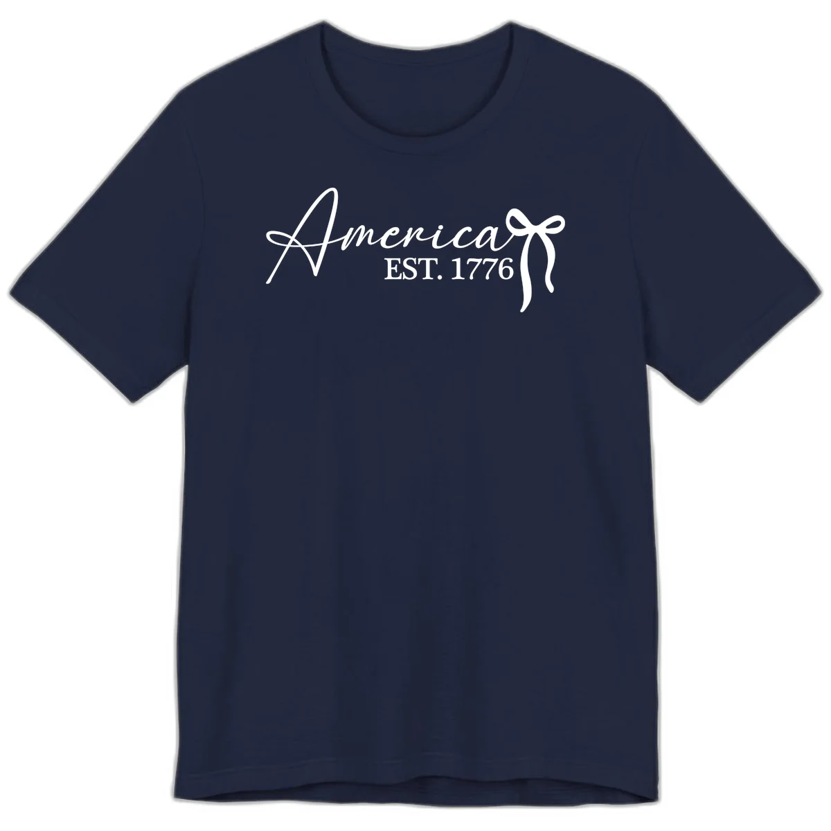 America Established 1776 Premium T-Shirt in Navy