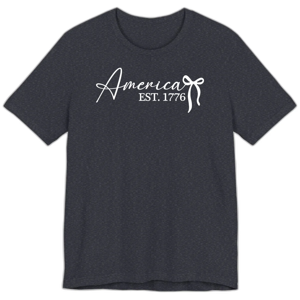 America Established 1776 Premium T-Shirt in Heather Navy