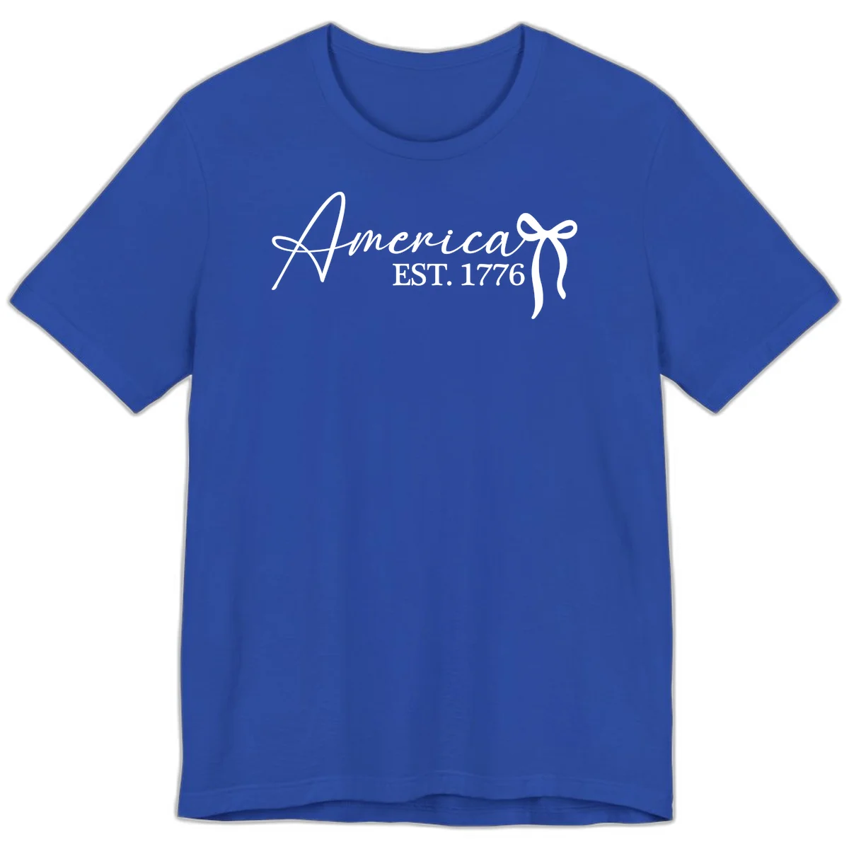 America Established 1776 Premium T-Shirt in True Royal