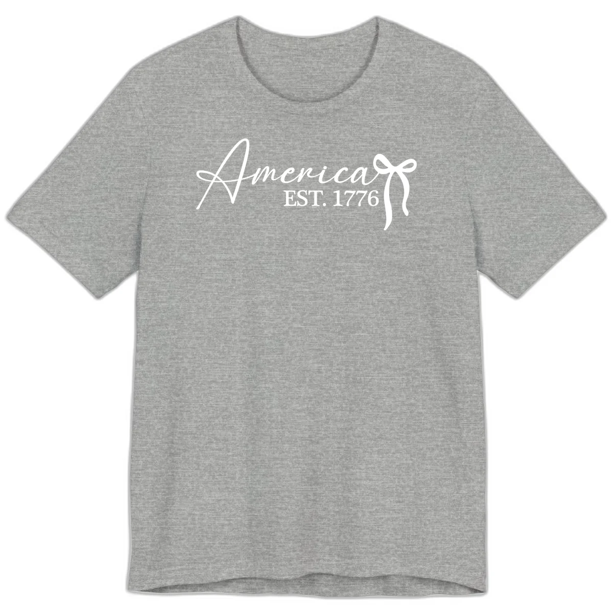America Established 1776 Premium T-Shirt in Athletic Heather