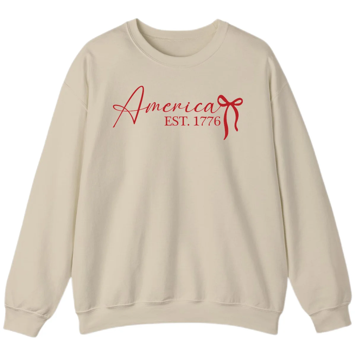 America Established 1776 Sweatshirt in Sand