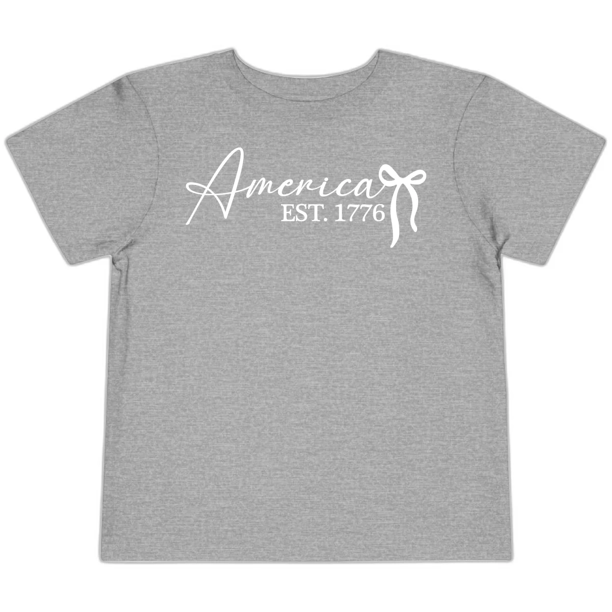 America Established 1776 Toddler T-Shirt in Athletic Heather