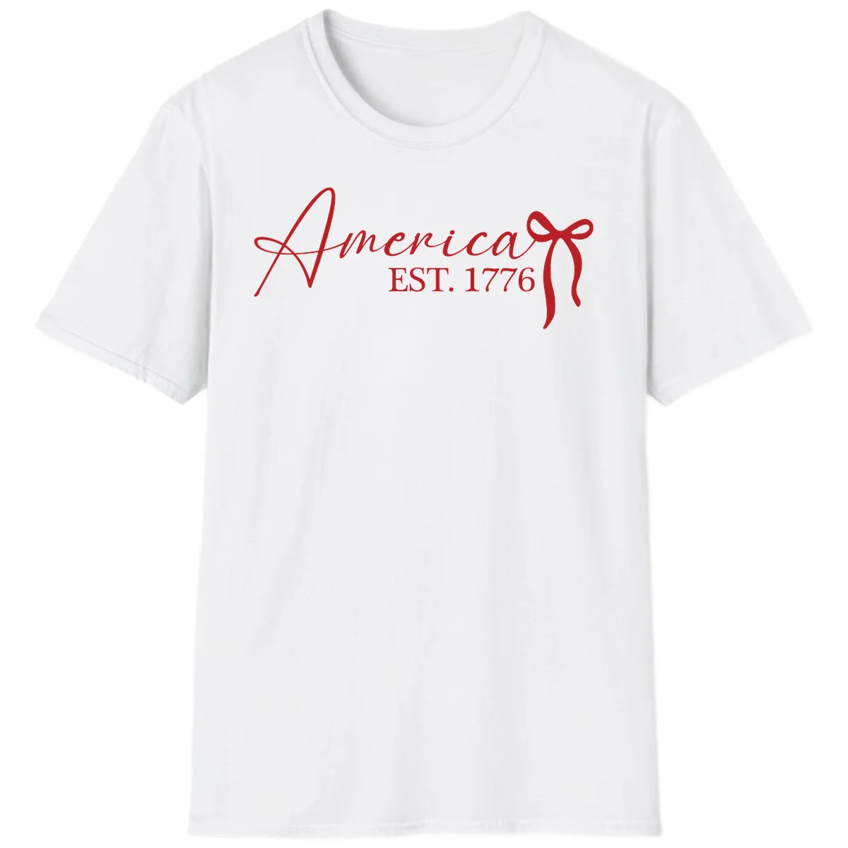America Established 1776 T-Shirt in White