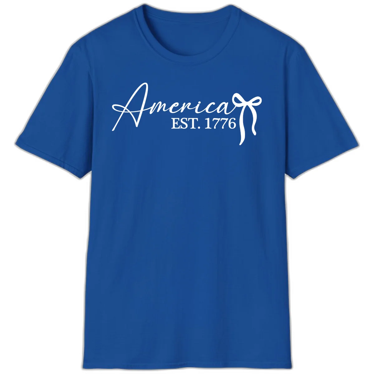 America Established 1776 T-Shirt in Royal