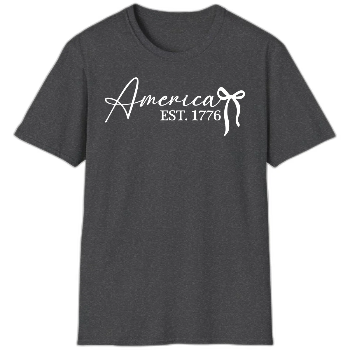 America Established 1776 T-Shirt in Dark Heather